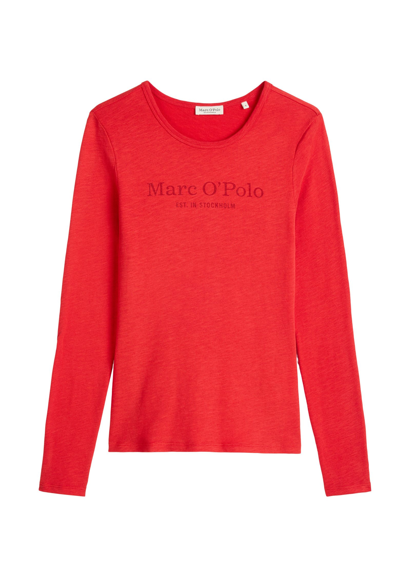Langarmshirt aus Slub Jersey
