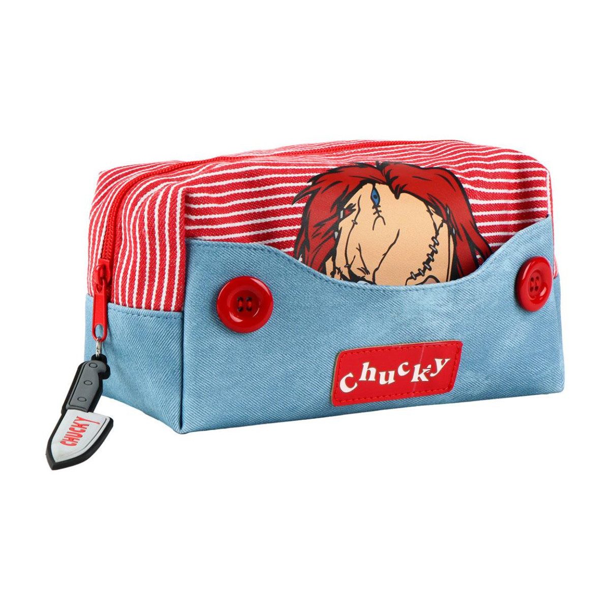 Kulturbeutel Chucky Kulturtasche Kosmetiktasche 20x11x9 cm Toiletry Bag