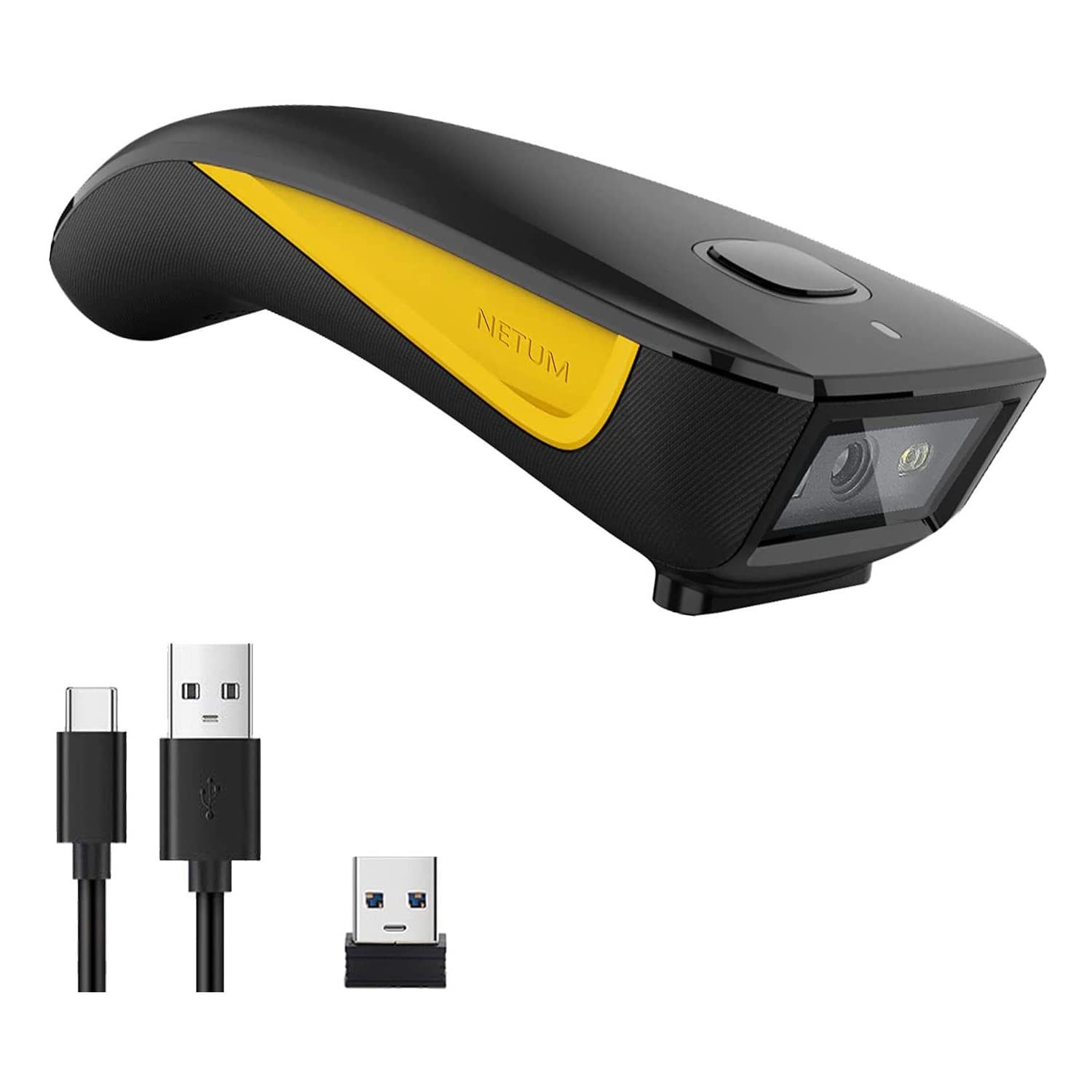 FELIXLEO Wireless Barcode Scanner Bluetooth 1D 2D QR Code Leser Handscanner