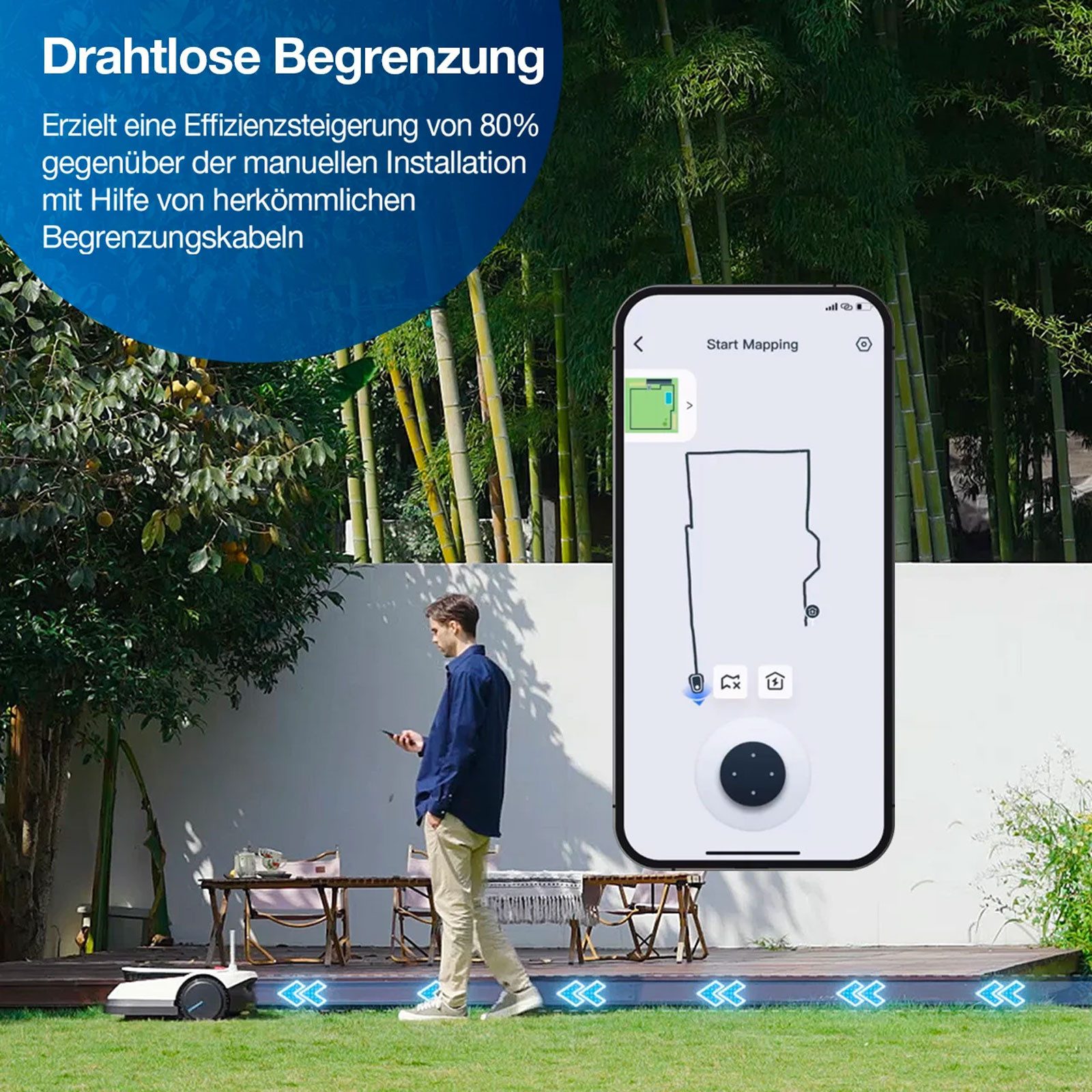 ECOVACS Rasenmähroboter Goat G1, Kontin...