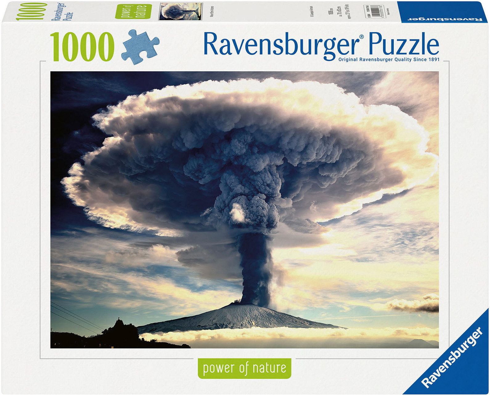 Ravensburger Puzzle power of nature, Vulkan Ätna, 1000 Puzzleteile, Made in günstig online kaufen