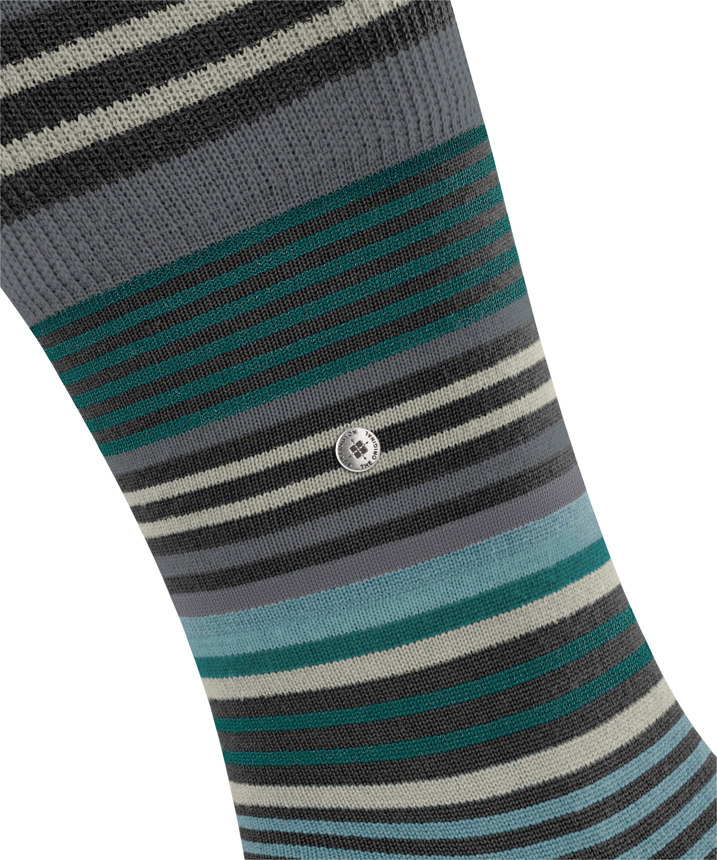 Burlington Socken Stripe (3002) (1-Paar) black