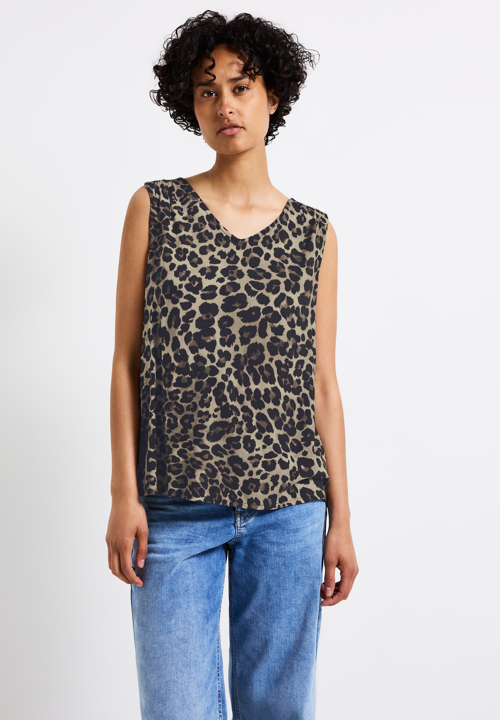 STREET ONE Blusentop mit allover Print günstig online kaufen