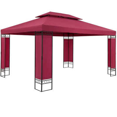 Casaria Pavillon Elda, 3x4m Farbwahl UV-Schutz 50+ Wasserabweisend Stabil Robust Metall mit
