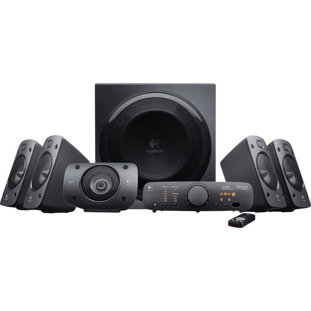 Logitech High End 5.1 Surround PC-Lautsprechersystem 980-000468 PC-Lautsprecher