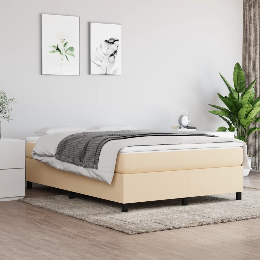 furnicato Bett Bettgestell ohne Matratze Creme günstig online kaufen