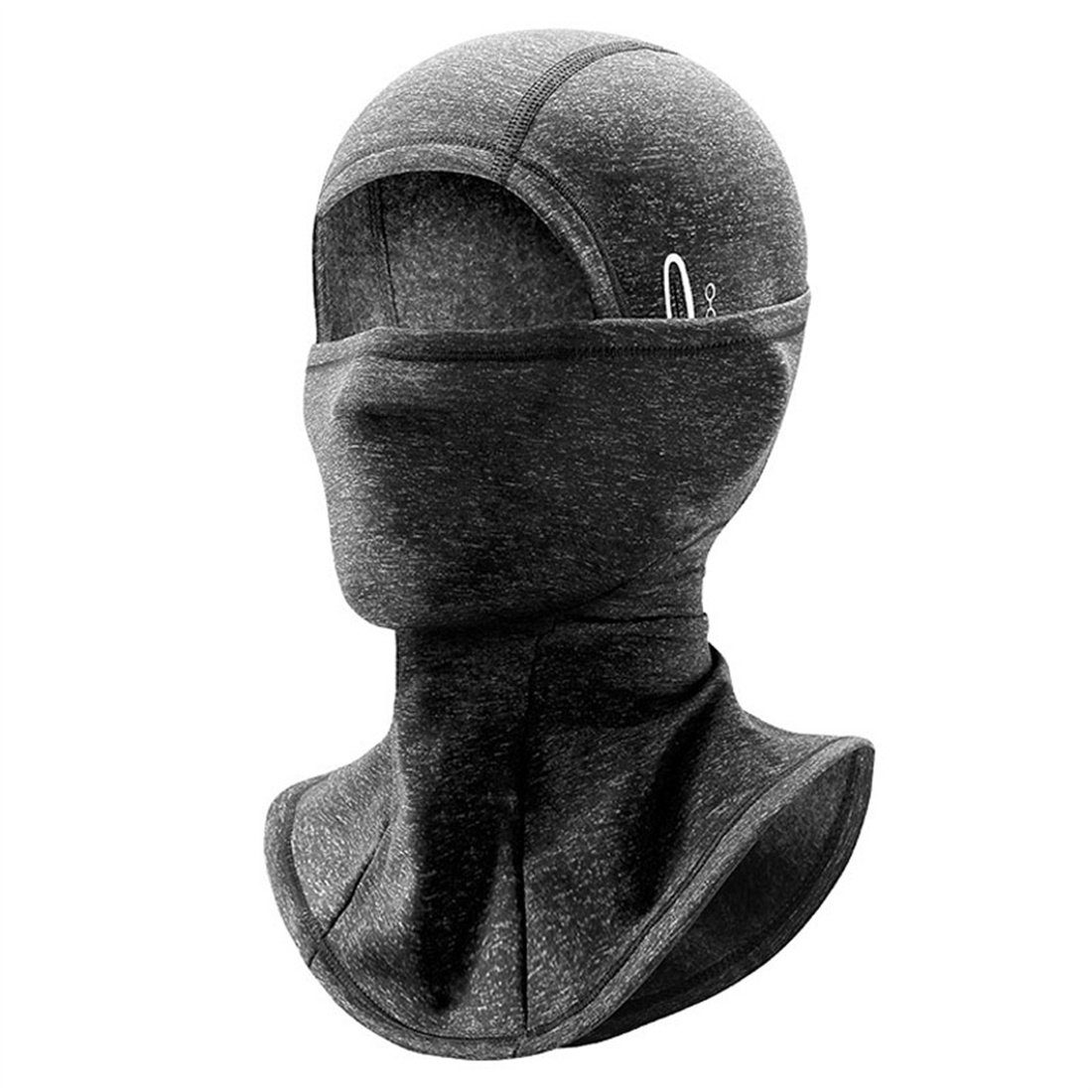 dunkelgrau gepolsterte DÖRÖY für Kopfbedeckungen Wintersport, den Sturmhaube Warme Skimasken