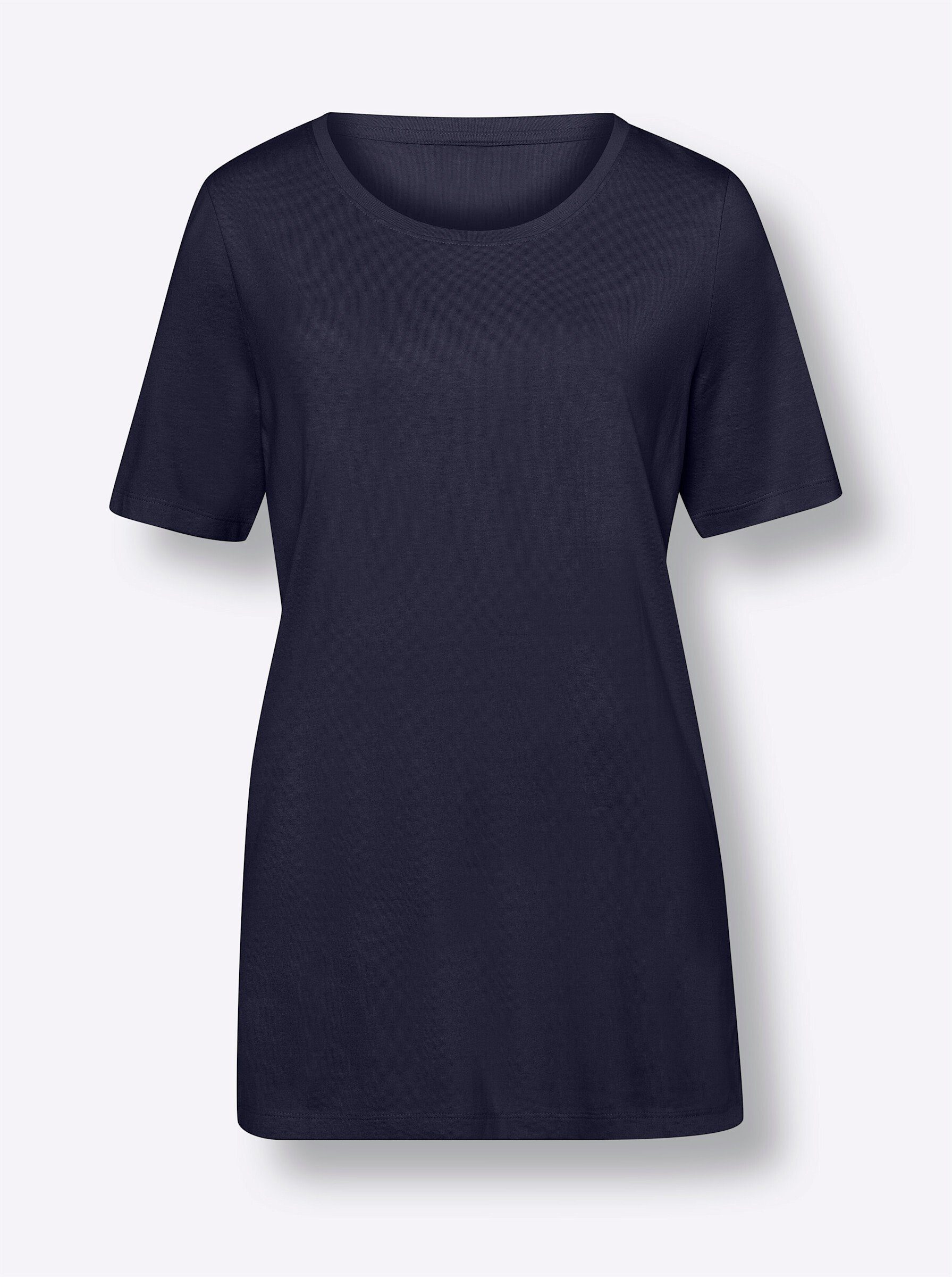 Sieh an! Trainingsshirt Longshirt Kurzarm