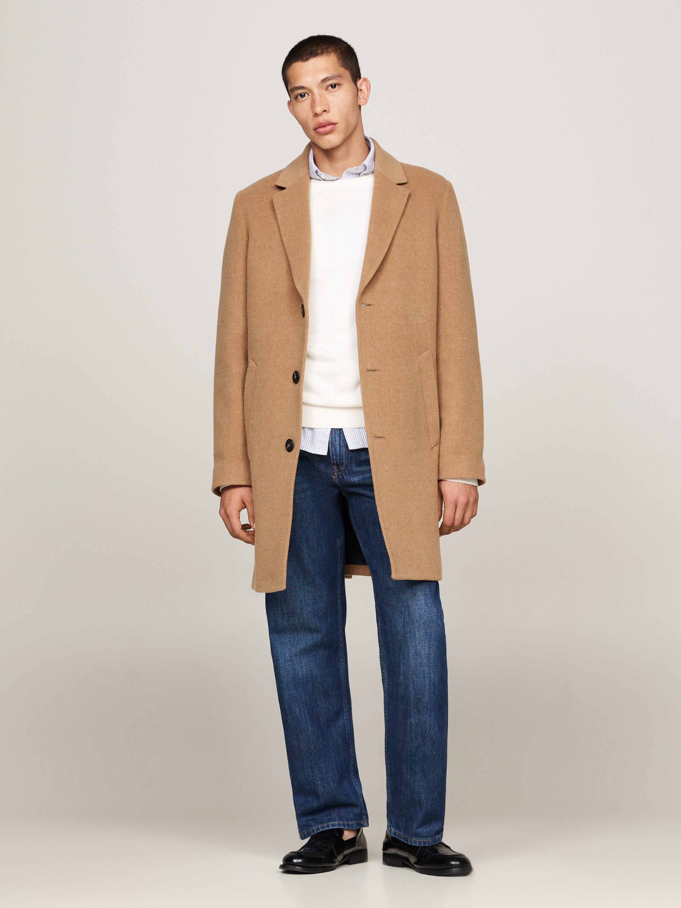 Tommy Hilfiger Langmantel DC WOOL MIX COAT
