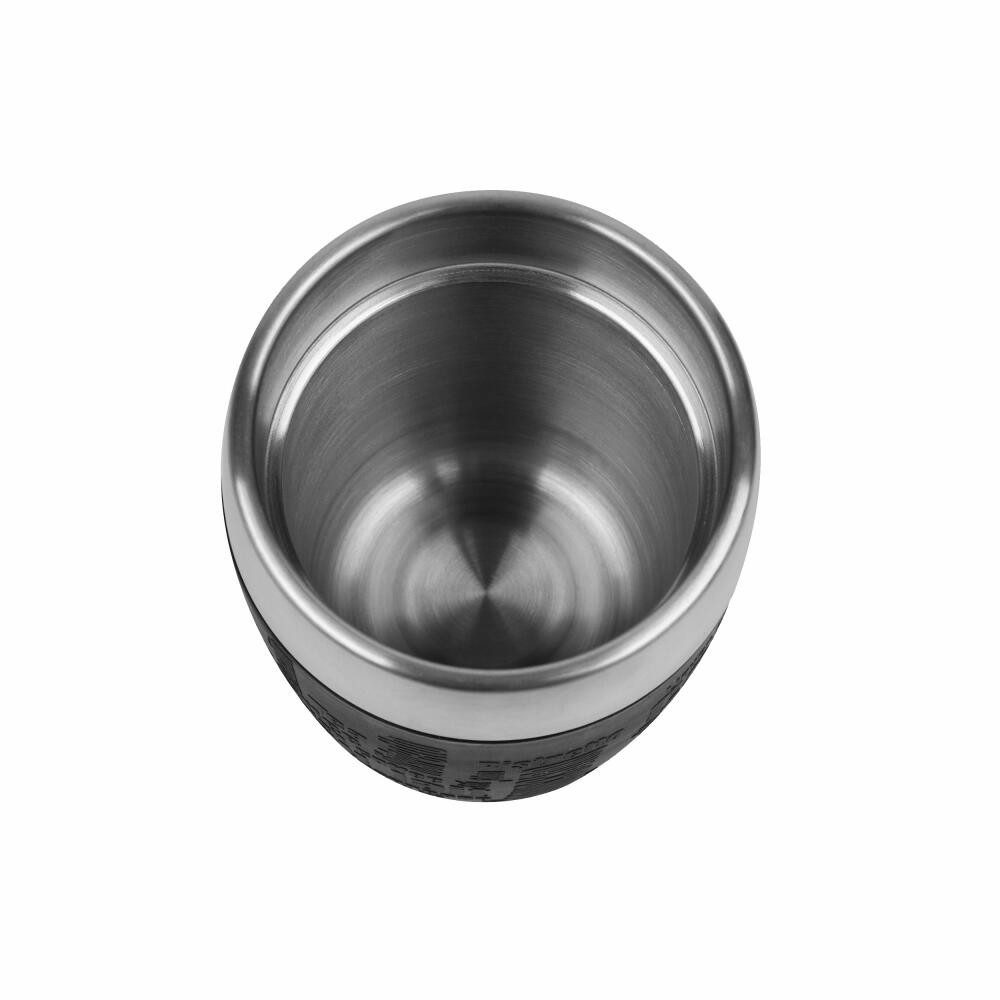 Emsa Thermobecher Travel Cup Schwarz, Edelstahl