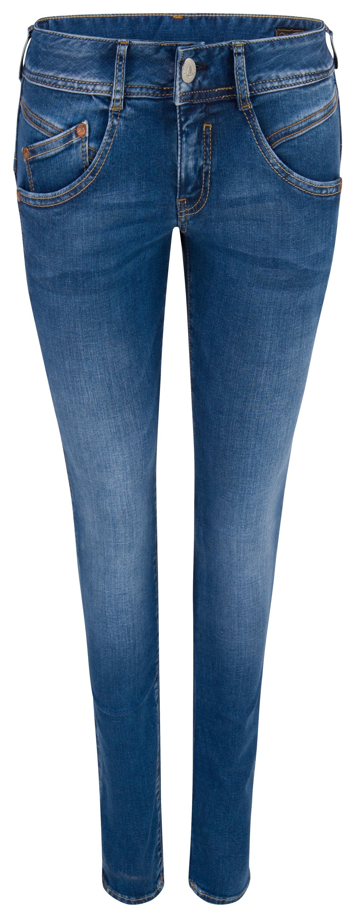 HERRLICHER Stretch-Jeans Powerstretch dazzling Denim Herrlicher Slim blue GILA 5606-D9668-663