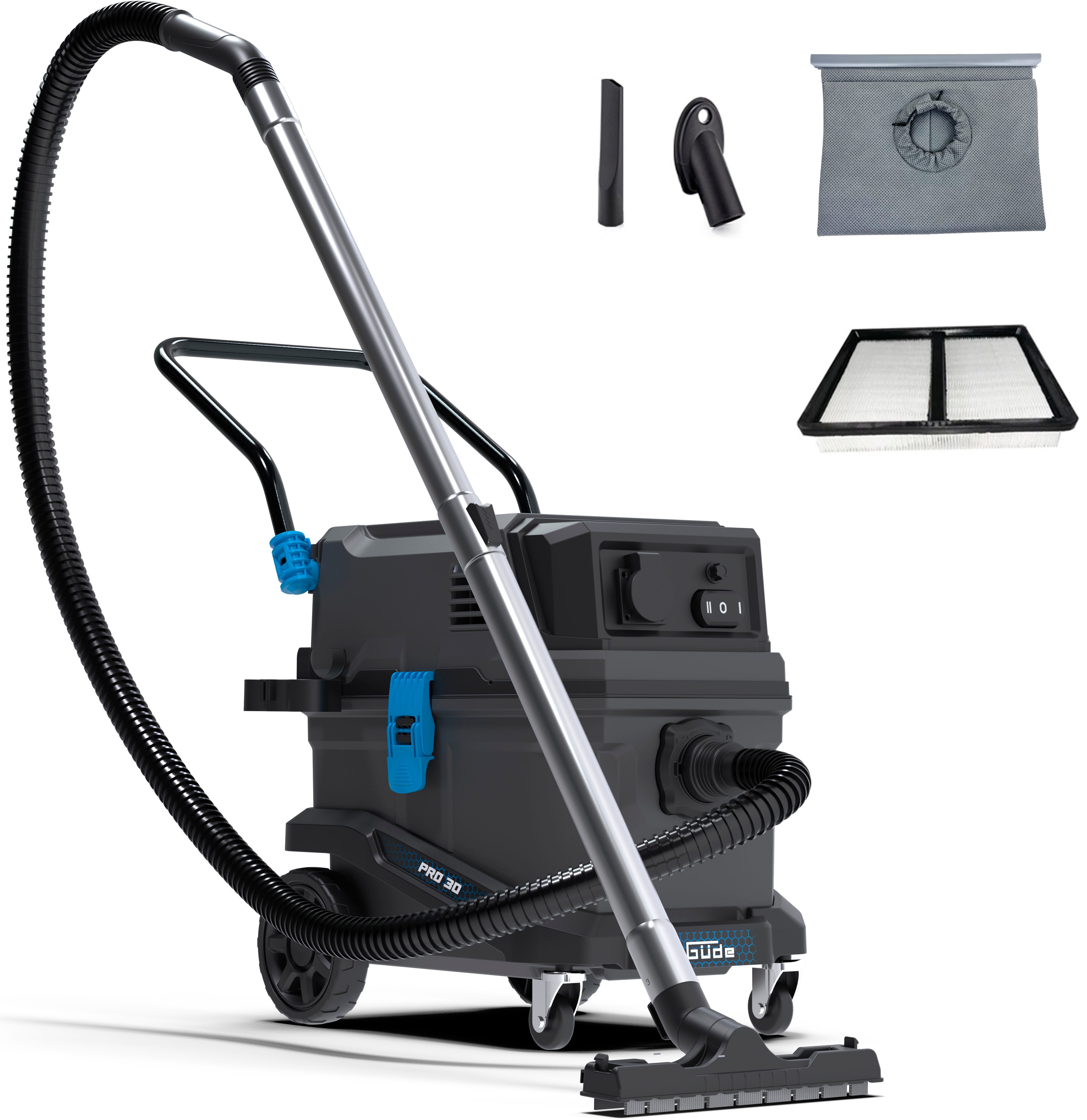 Güde Nass-Trocken-Sauger Pro 30, 1800 W, beutellos, mit Beutel