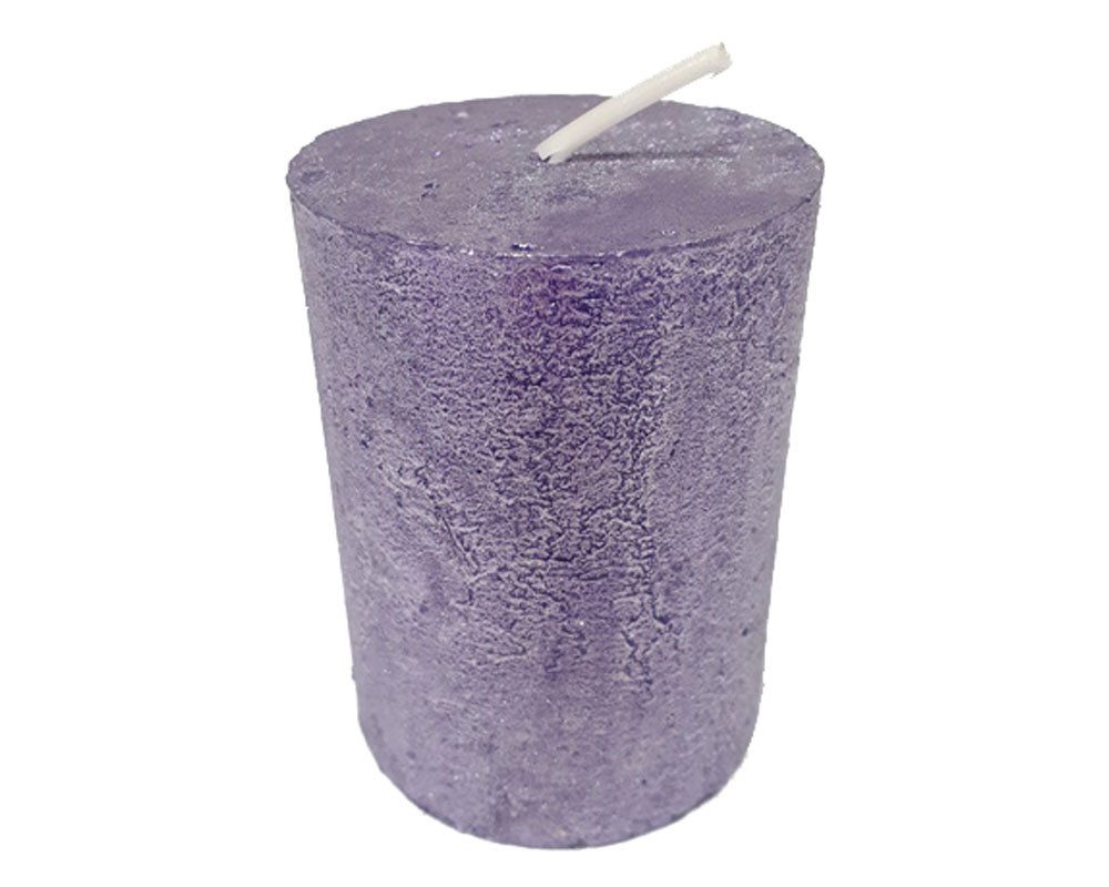 House of Rustic Stumpenkerze House of Rustic Kerze 9 cm lavendel
