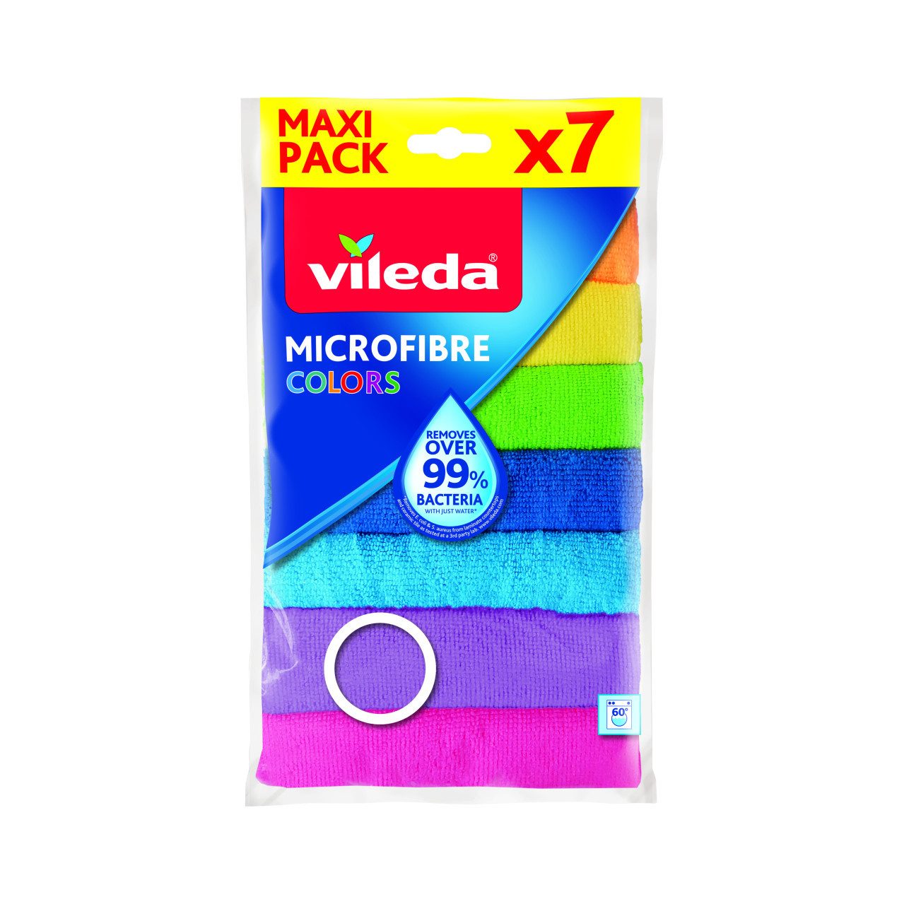 Vileda Vileda Mikrofaser Allzwecktuch Colors XXL 7-er Reinigungstücher (Mikrofaser)