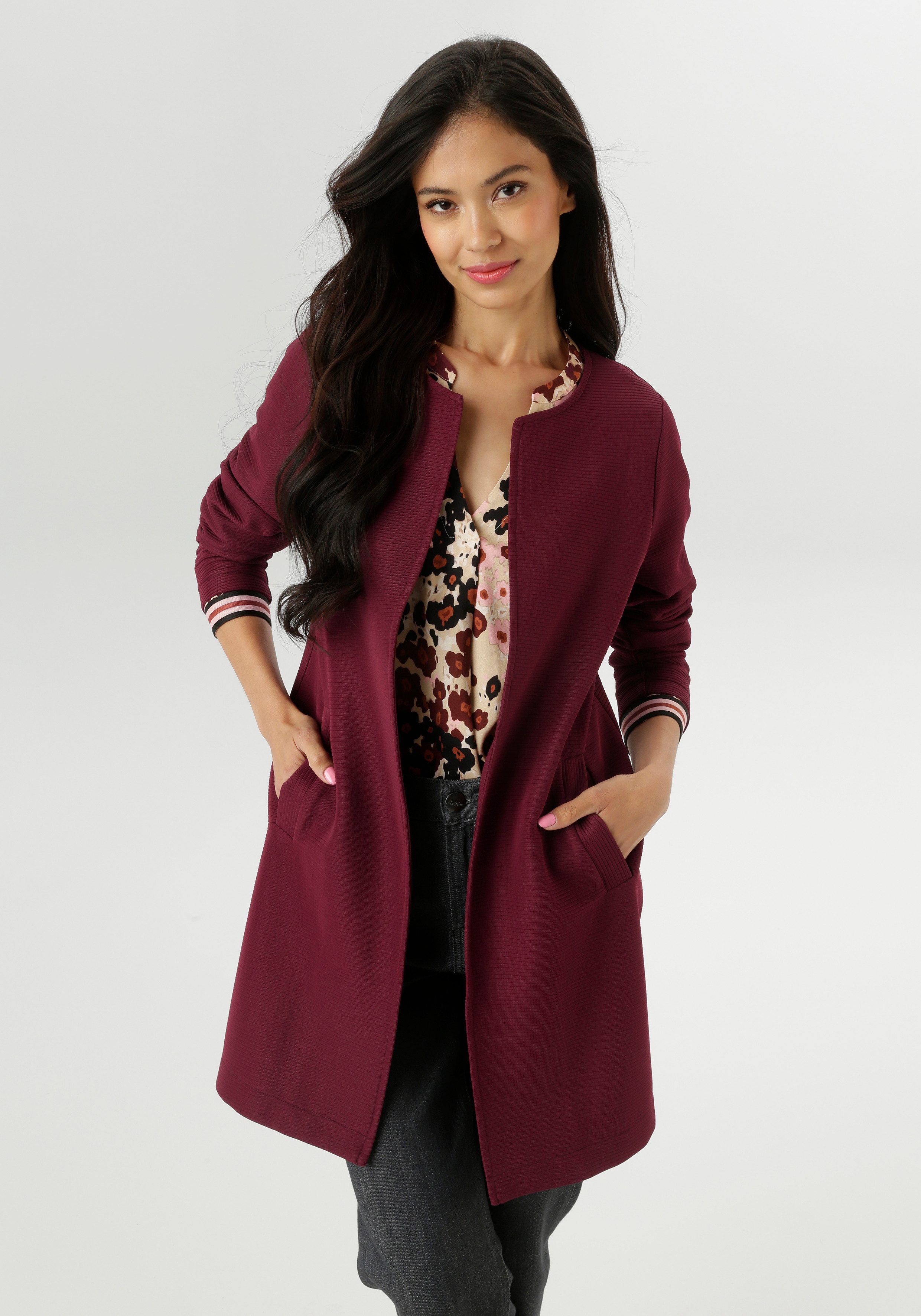 Aniston SELECTED Longblazer in modischer Länge günstig online kaufen