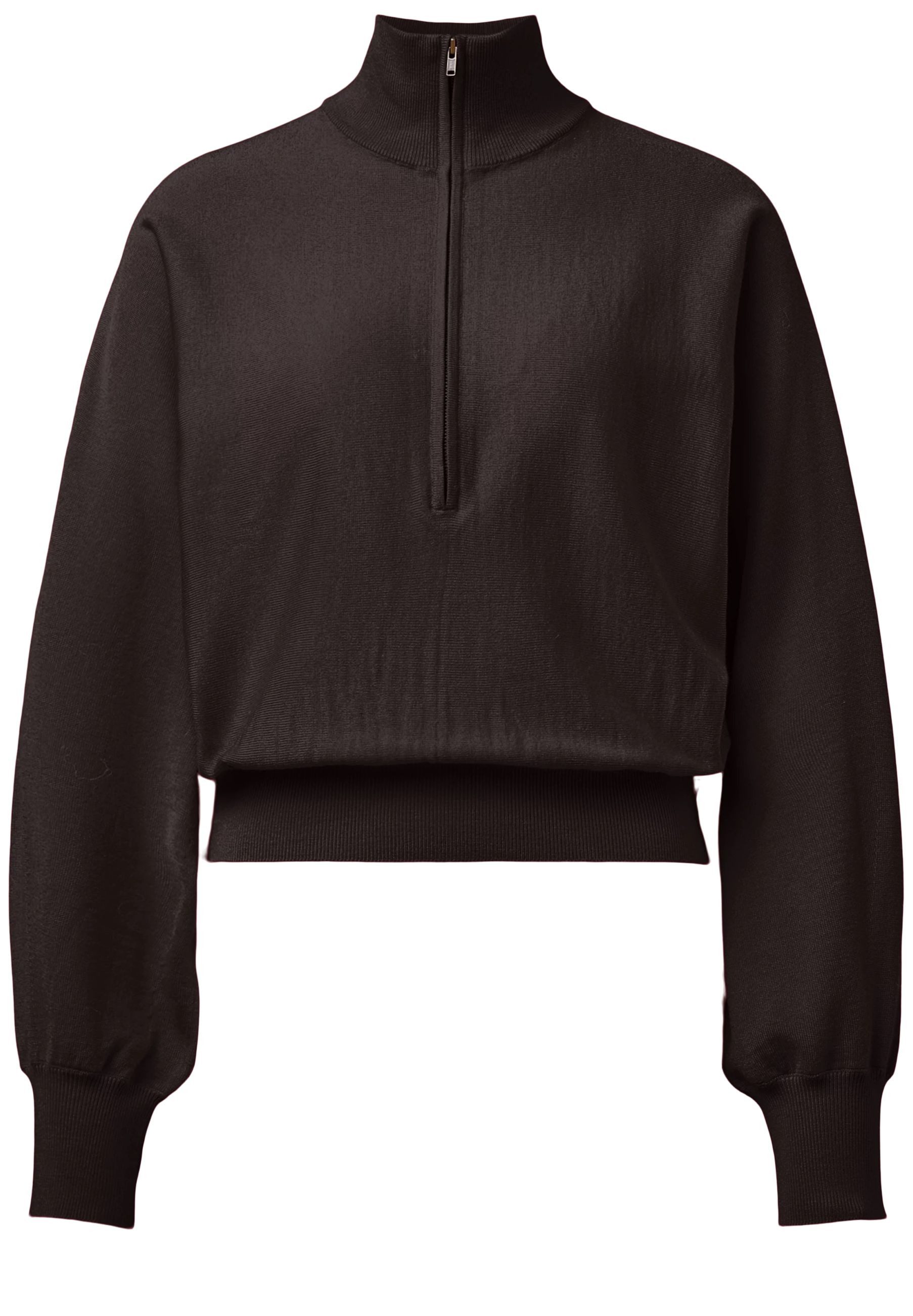 Drykorn Strickpullover Rickay mit Troyer-Kragen (1-tlg)