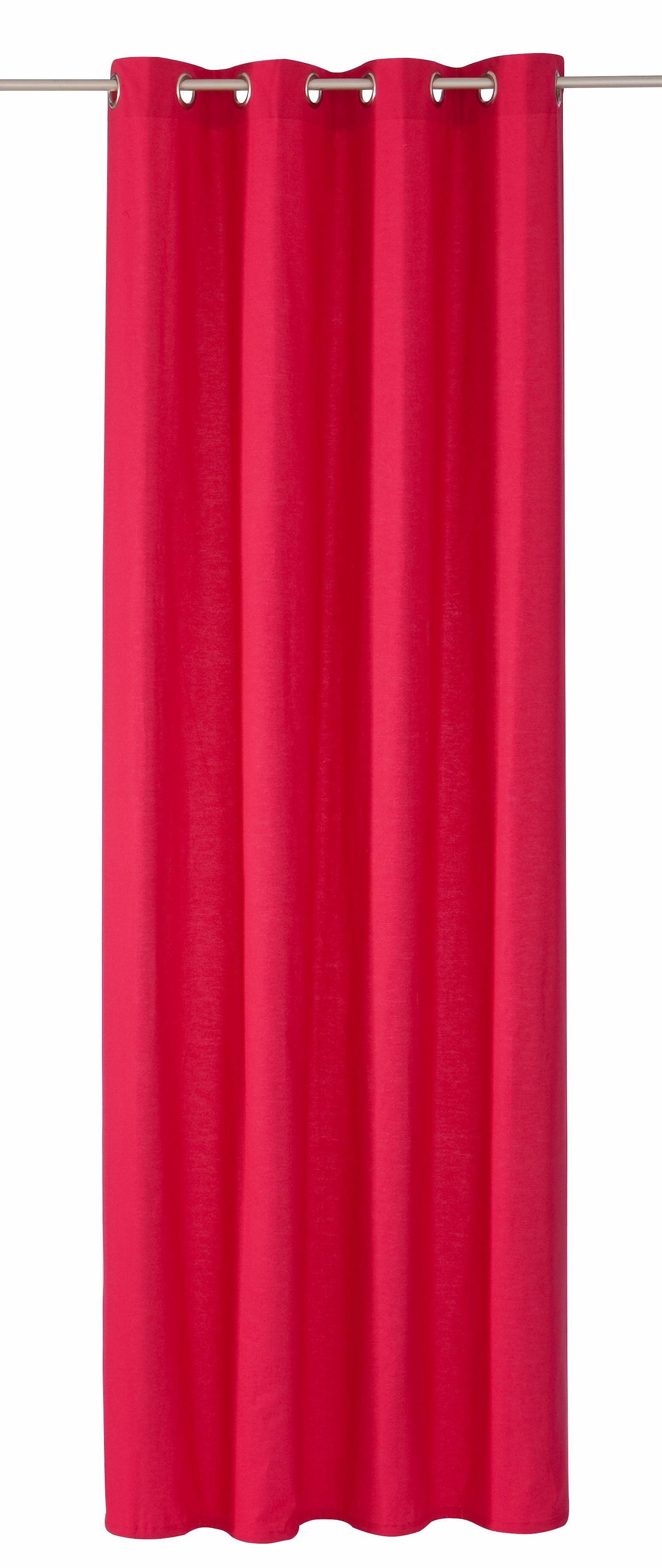Vorhang DOVE, TOM TAILOR HOME, Ösen (1 St), blickdicht, Wirkware pink