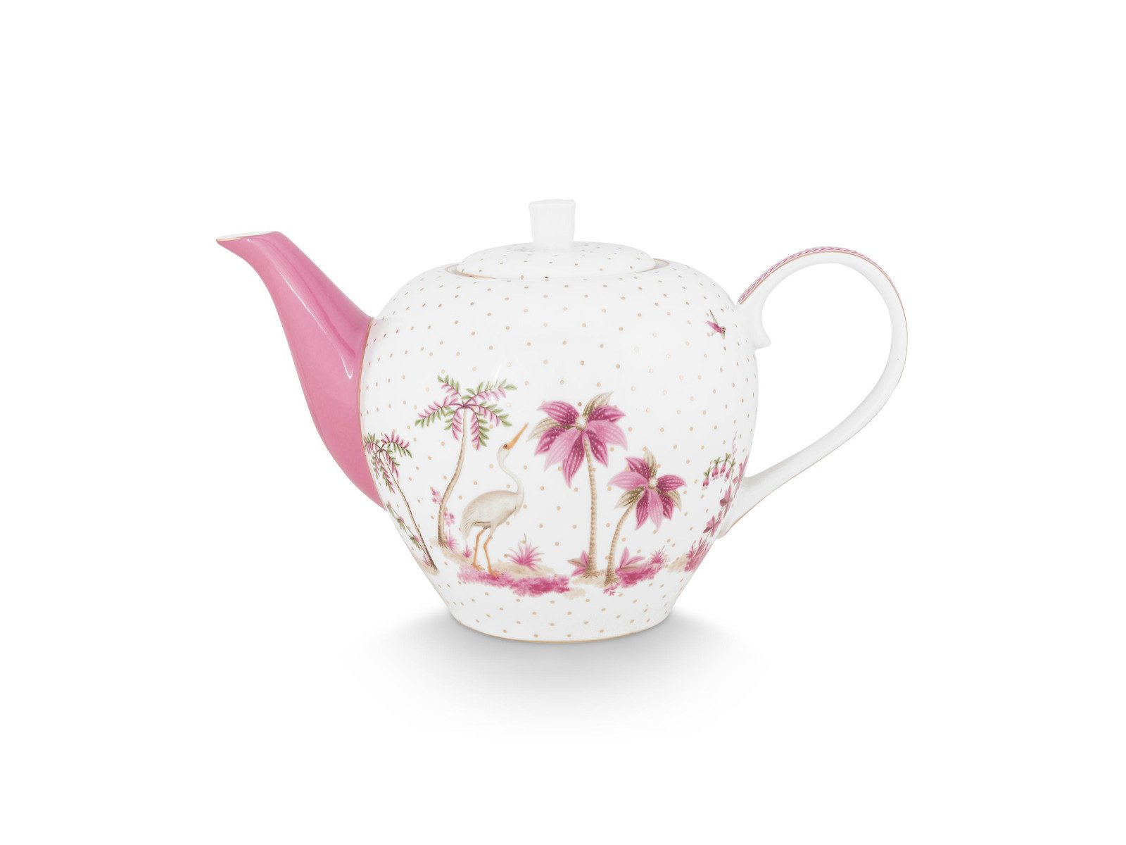 PiP Studio Teekanne Jolie Dots Gold Pink Teekanne 1,6l