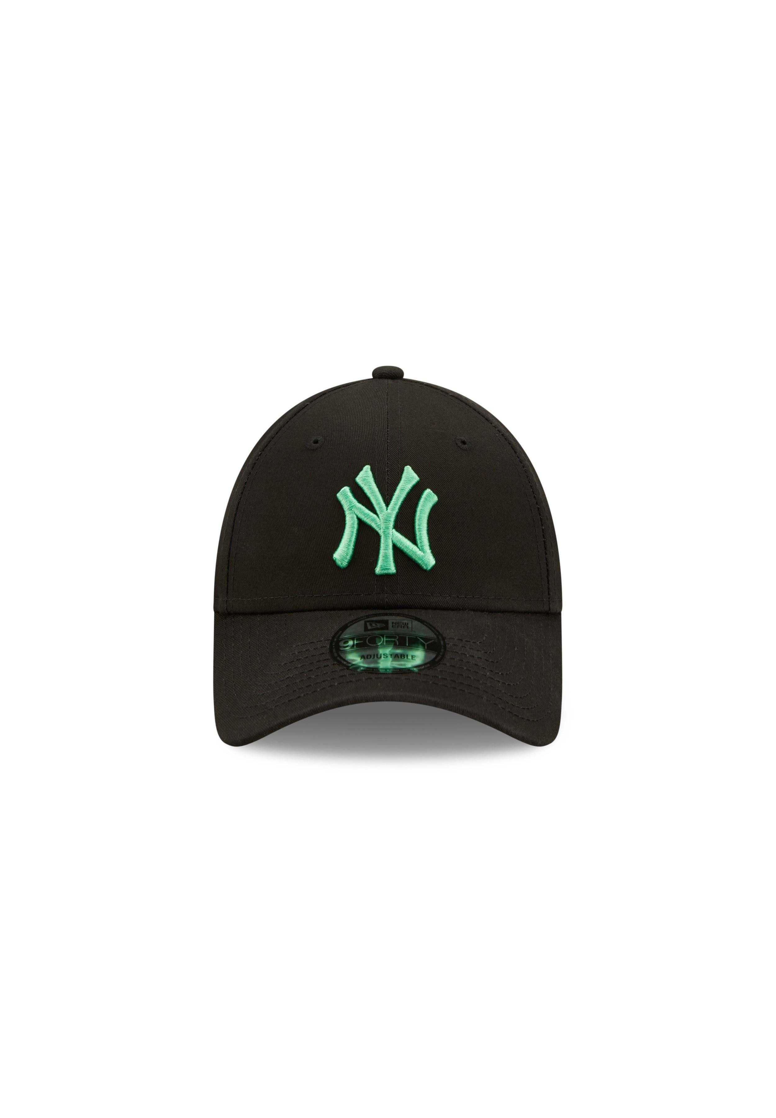 New Era Baseball Cap New York Yankees MLB League Essential Black 9Forty Adjustable Cap New (1-St)