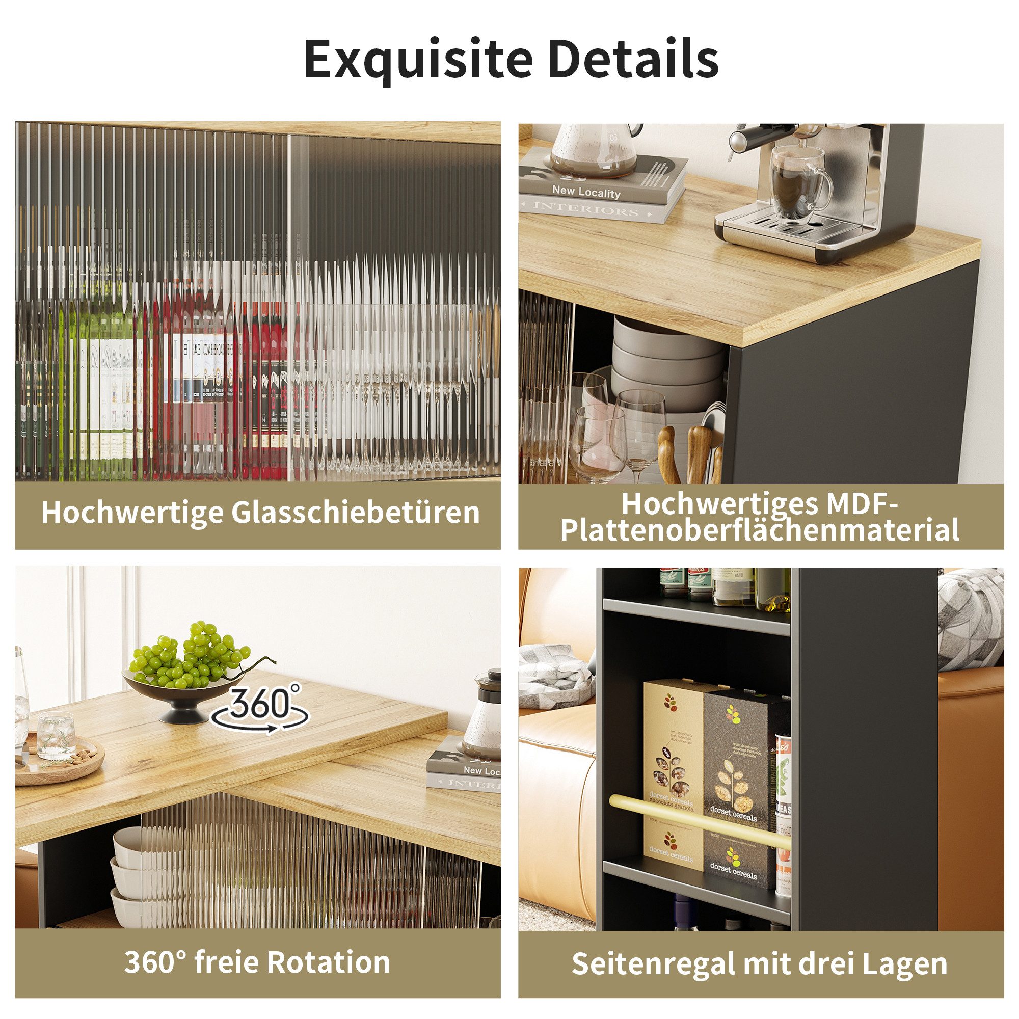 i@home Sideboard Um 360° drehbare Essbar günstig online kaufen