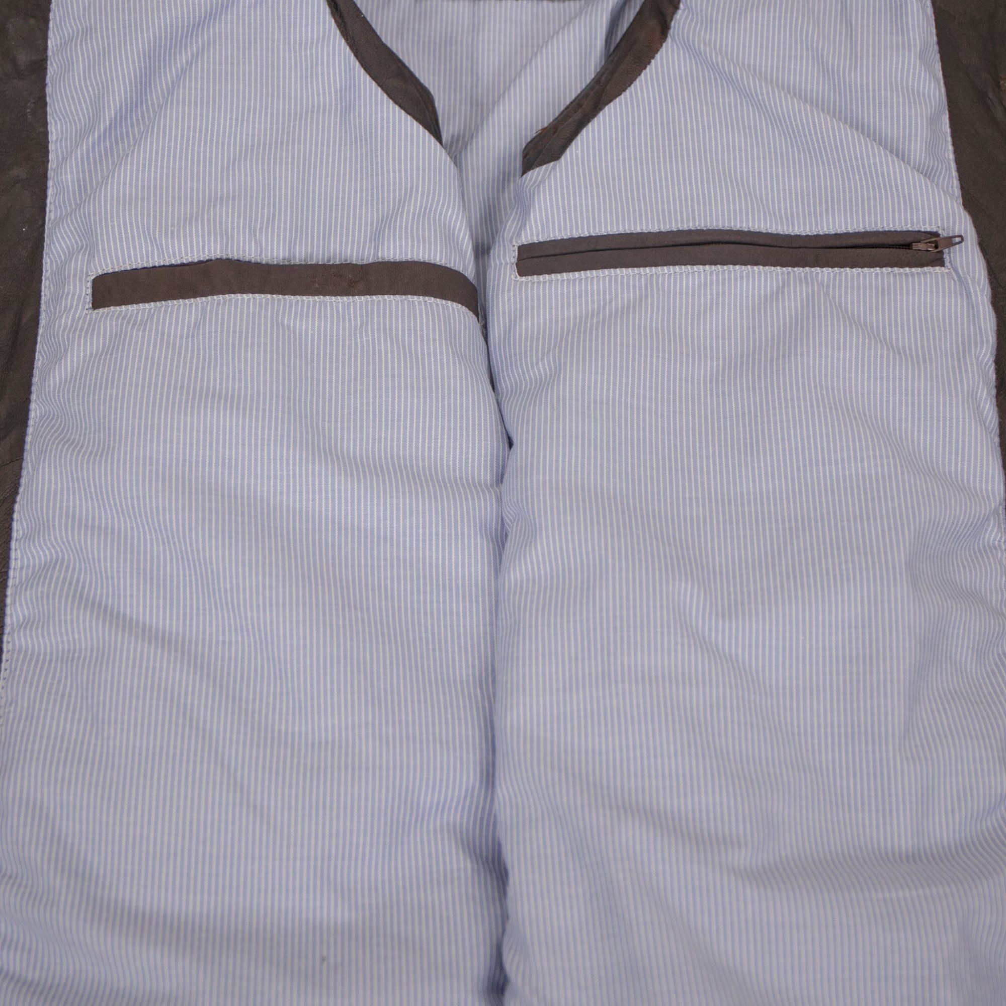 Redpoint Lederweste Leo/M Redpoint - Herren Lederweste Weste Lammnubuk dunkelbraun