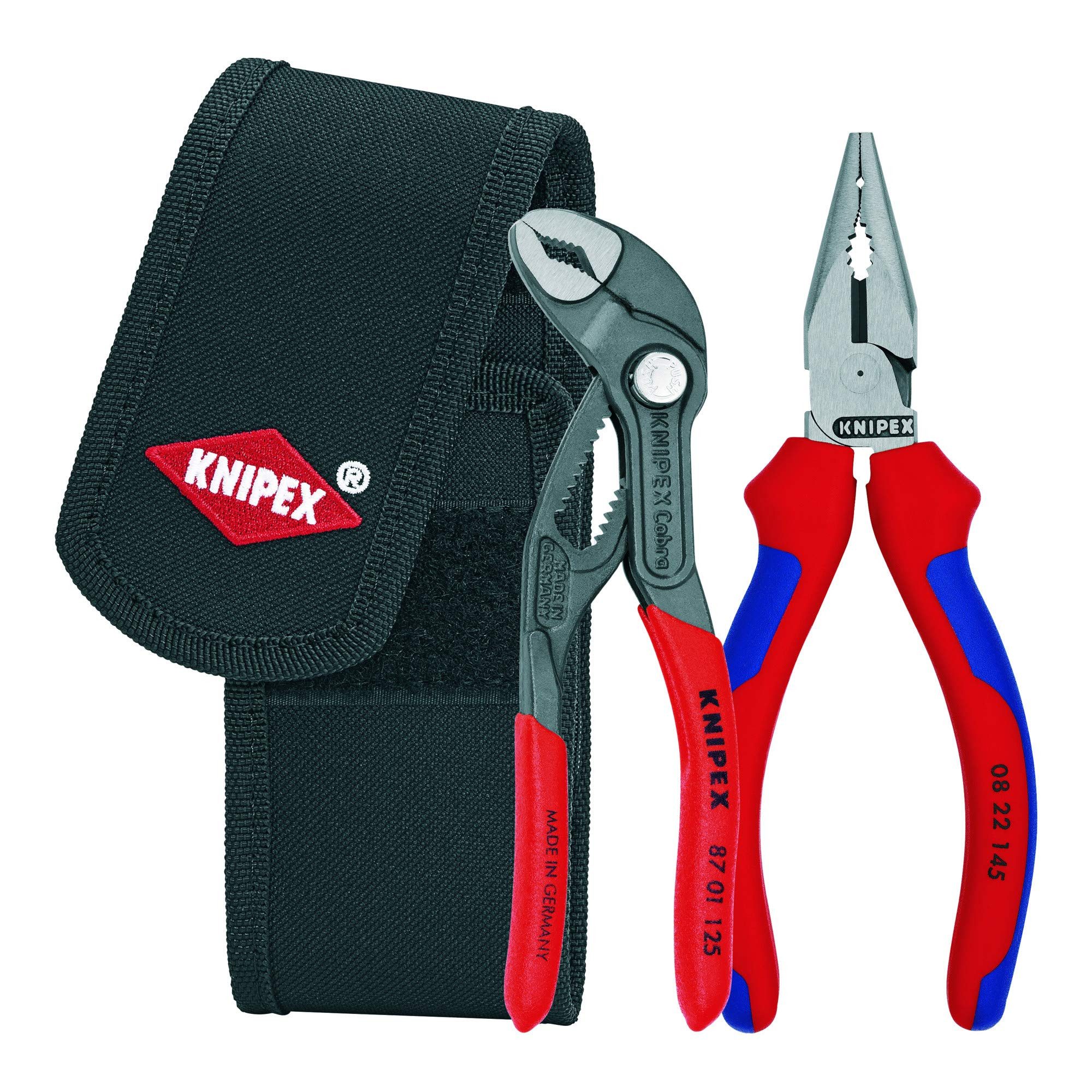 Knipex Zangenset KNIPEX 00 20 72 V06 Mini-Zangenset in Werkzeuggürteltasche 1 x 08 22 1