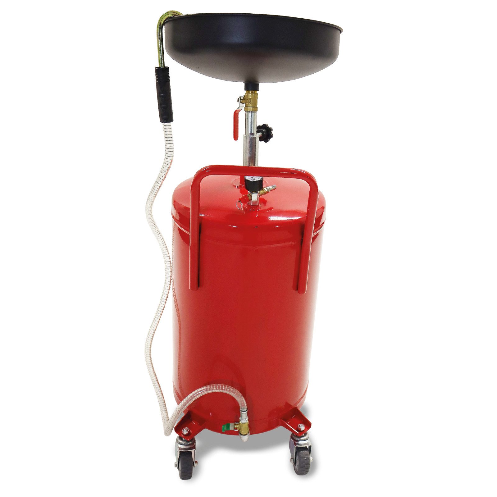 Bituxx Ölauffangwanne Ölauffangwagen 80L Rot, 80 l, (MS-19650)