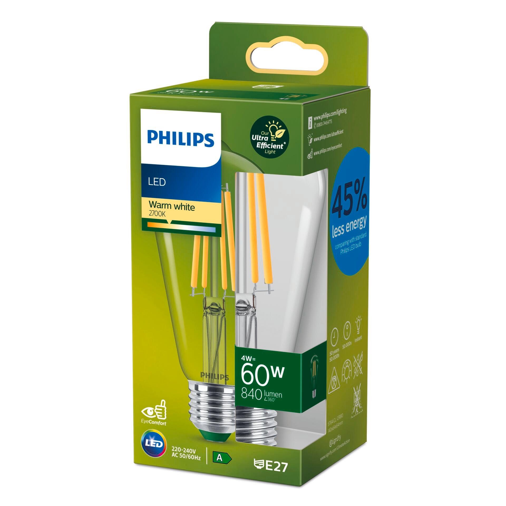 Philips Smarte LED-Leuchte LED-Lampe, fest LED integriert