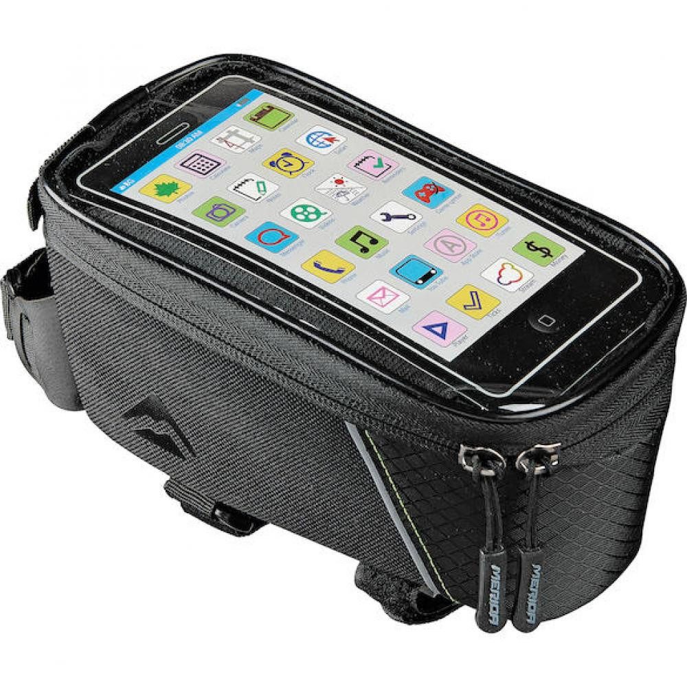Merida Fahrradtasche Merida Oberrohrtasche Smartphone Touchscreen Xl schwarz - sicherer Sta