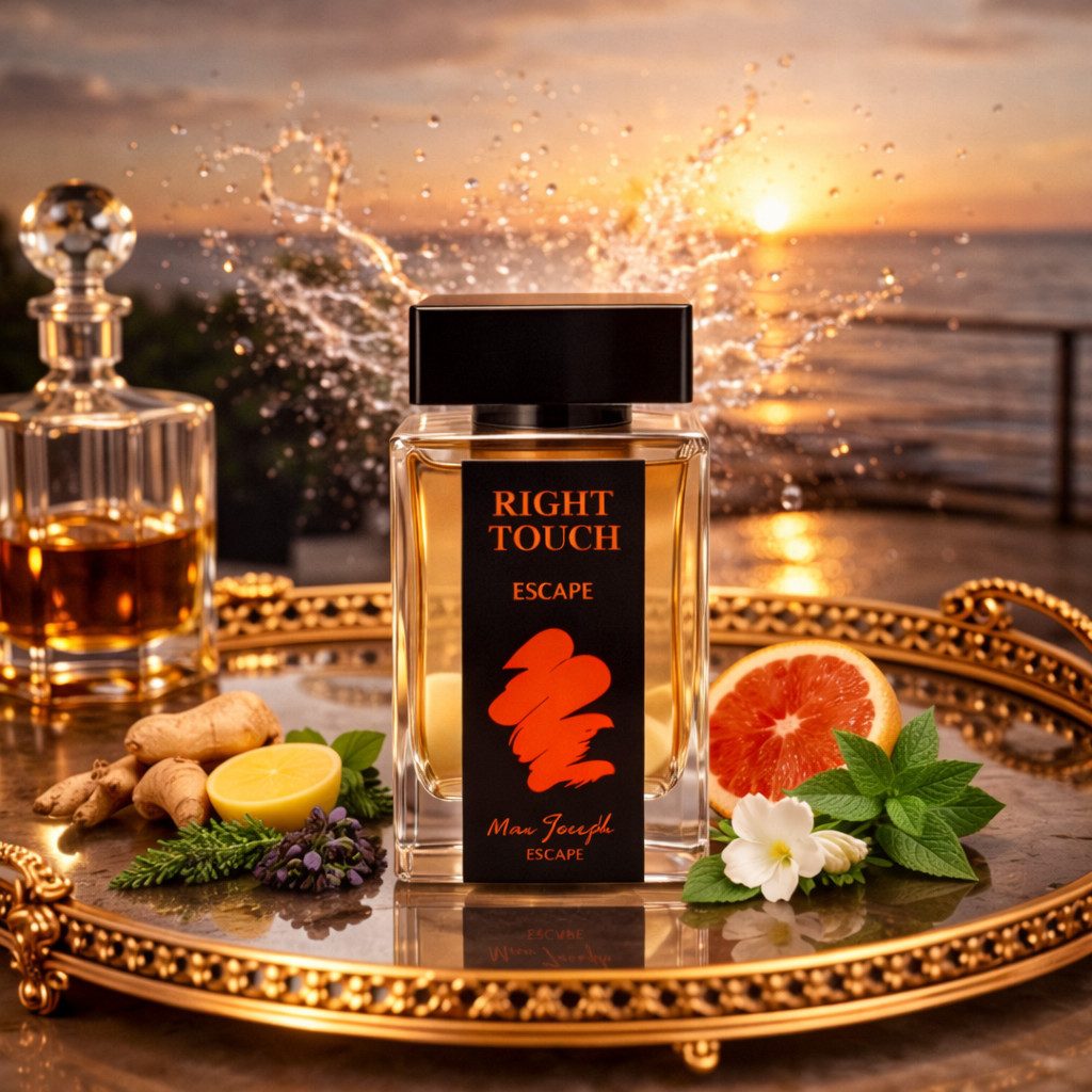 Marc Joseph Paris Eau de Parfum Right Touch Escape Unisex Duft, Blumiger, Holziger, Moschus 90 ml, Hergestellt in Paris, Langanhaltend unisex duft, Verführerisch