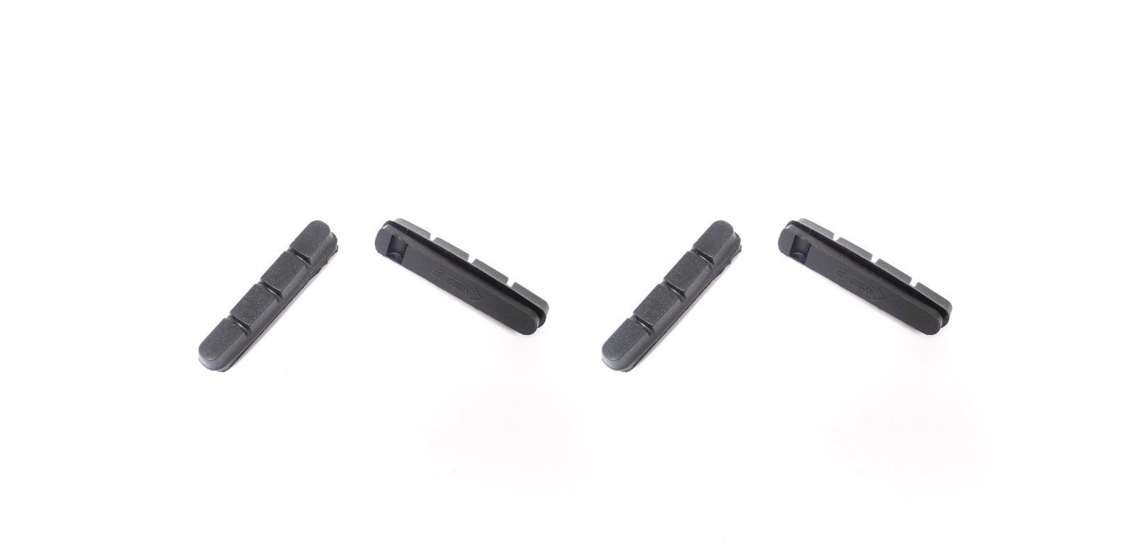 Non-Branded Bremsbelag 2 x Bremsbeläge V-Brake Cartridge Bremsbeläge Bremsgummi Rennrad 55mm