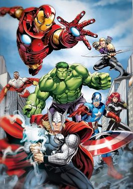 Clementoni® Puzzle 97528 - Puzzle Set - Marvel Avengers (1x 500 Teile, 2x 1000 Teile), 2500 Puzzleteile