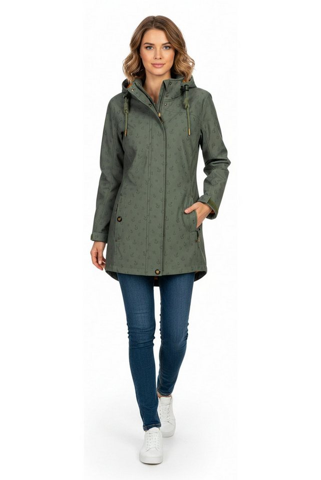ankerglut Funktionsjacke Friesennerz Ankerglutschein II Regenmantel, Longjacket auch in Großen Größen erhältlich