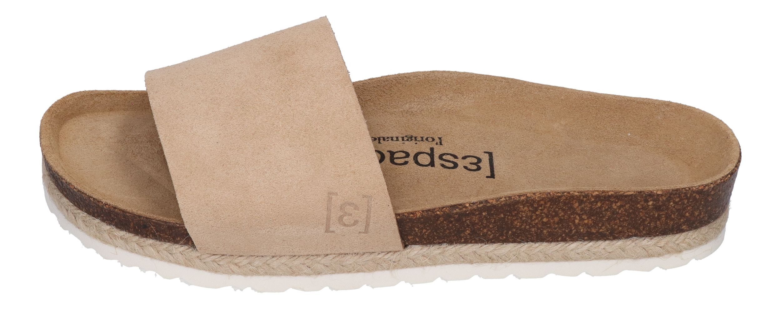 espadrij l´originale COPINE VELOUR Pantolette Beige günstig online kaufen