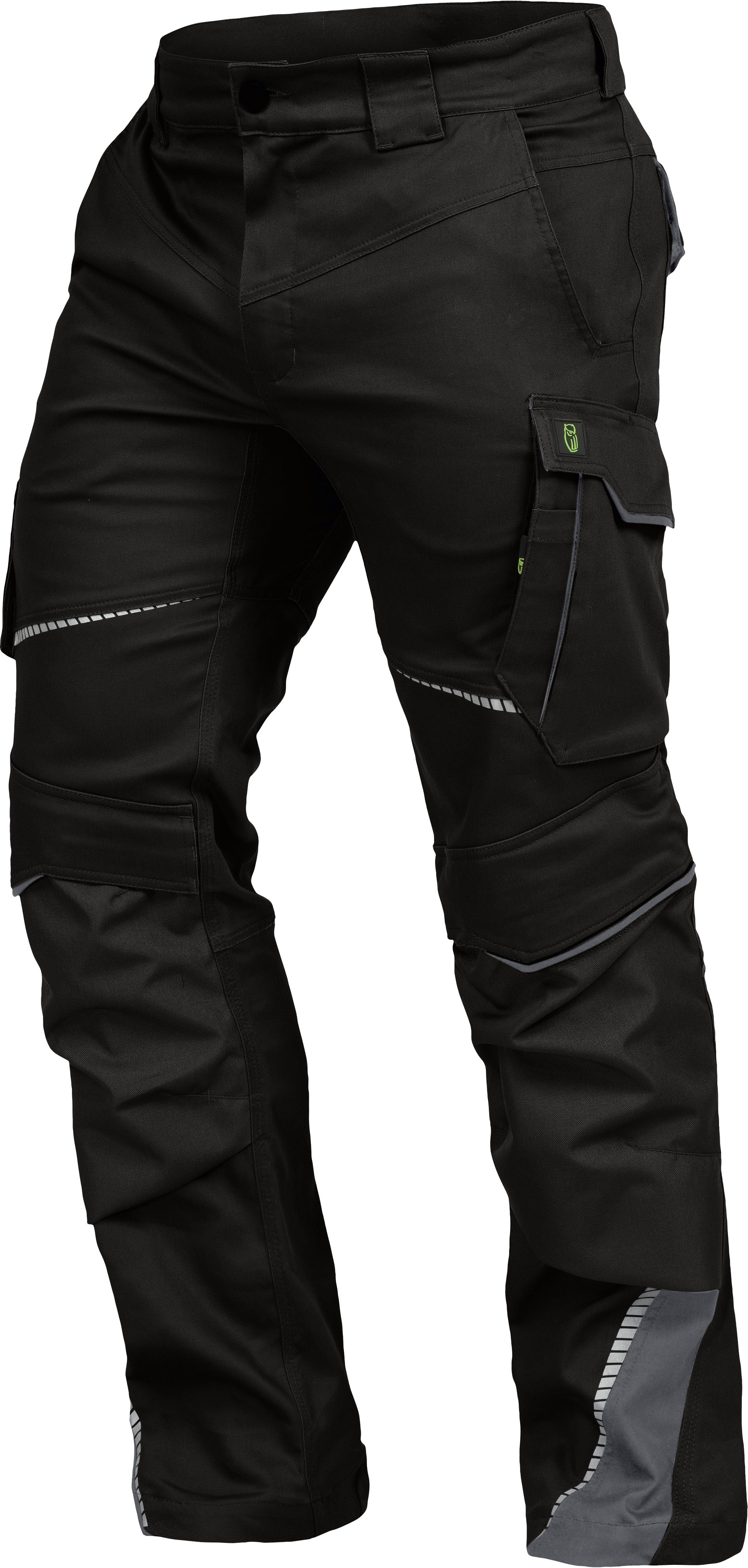 Leibwächter Arbeitshose Herren Flex-Line Cargohose, Bequeme Workwear, 290g/m² (Arbeitsbekleidung) dehnbar durch Elastan (Spandex), Waschbar bis 60°C & trocknergeeignet