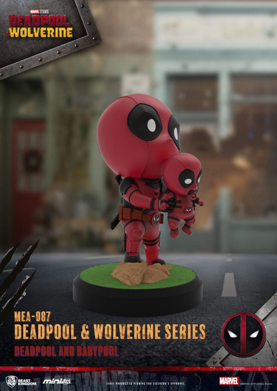 Beast Kingdom Toys Merchandise-Figur Deadpool 3 Deadpool & Wolverine Series Mini Egg Attack Figuren Set 8 c