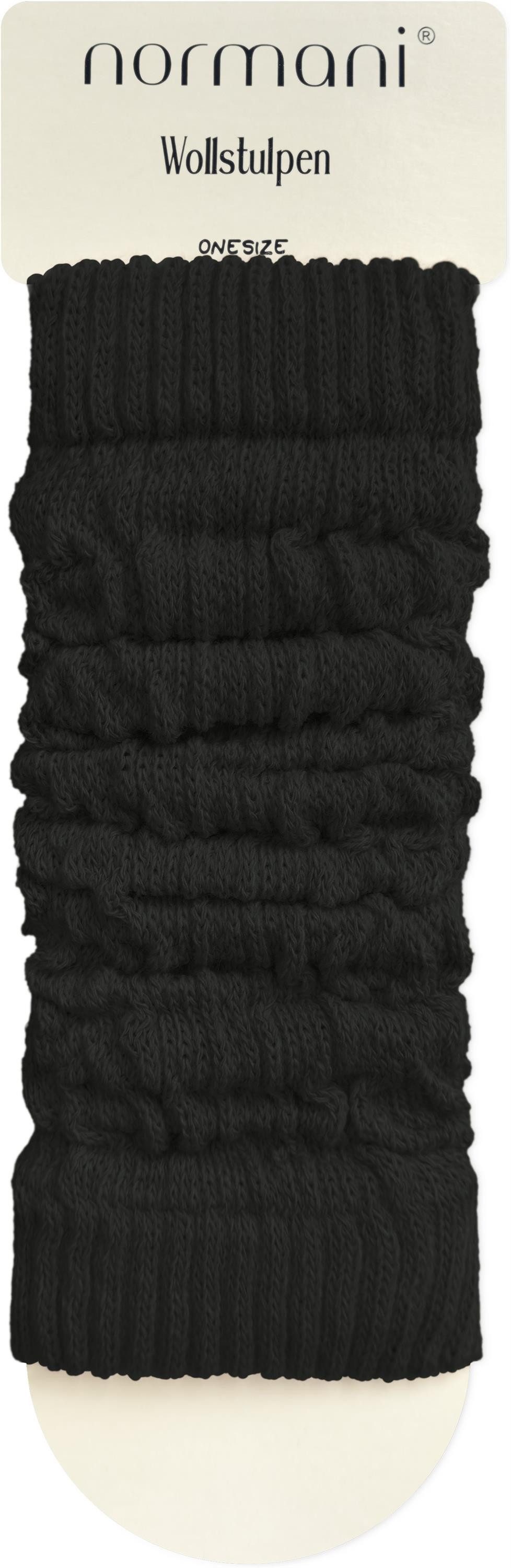 normani Beinstulpen 2 Paar Strickstulpen mit wärmender Wolle modische Strickstulpen – Bild 5 von 5