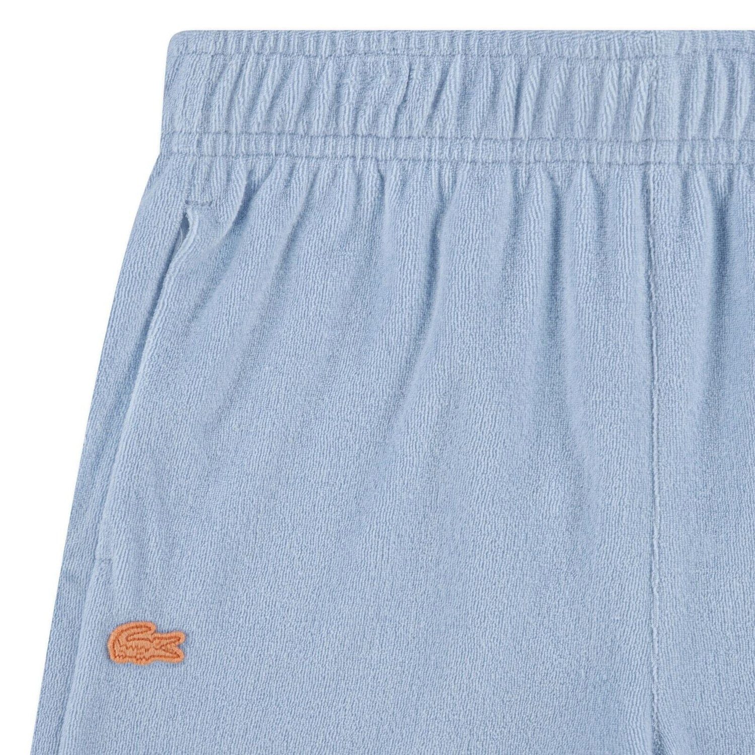 Shorts Lacoste Frottee-Shorts in Hellblau