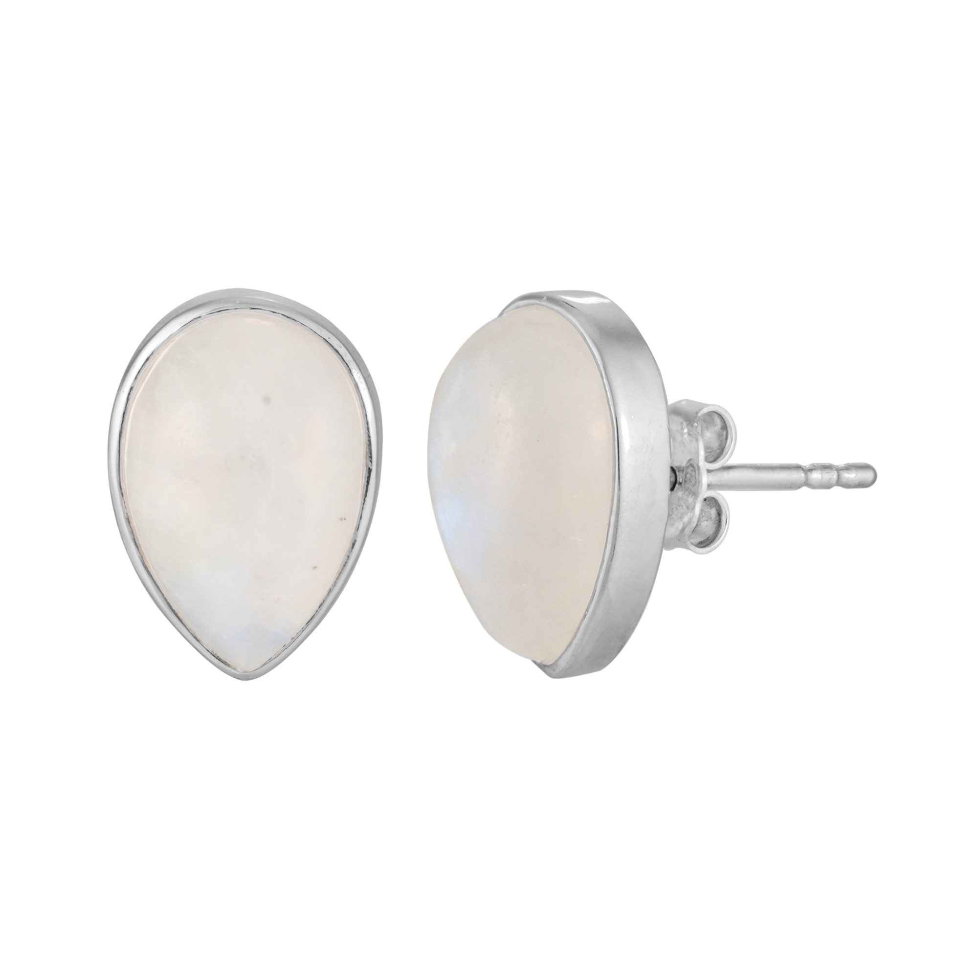 Cavill Ohrring-Set Silberohrringe mit weißem Labradorit (2-tlg)