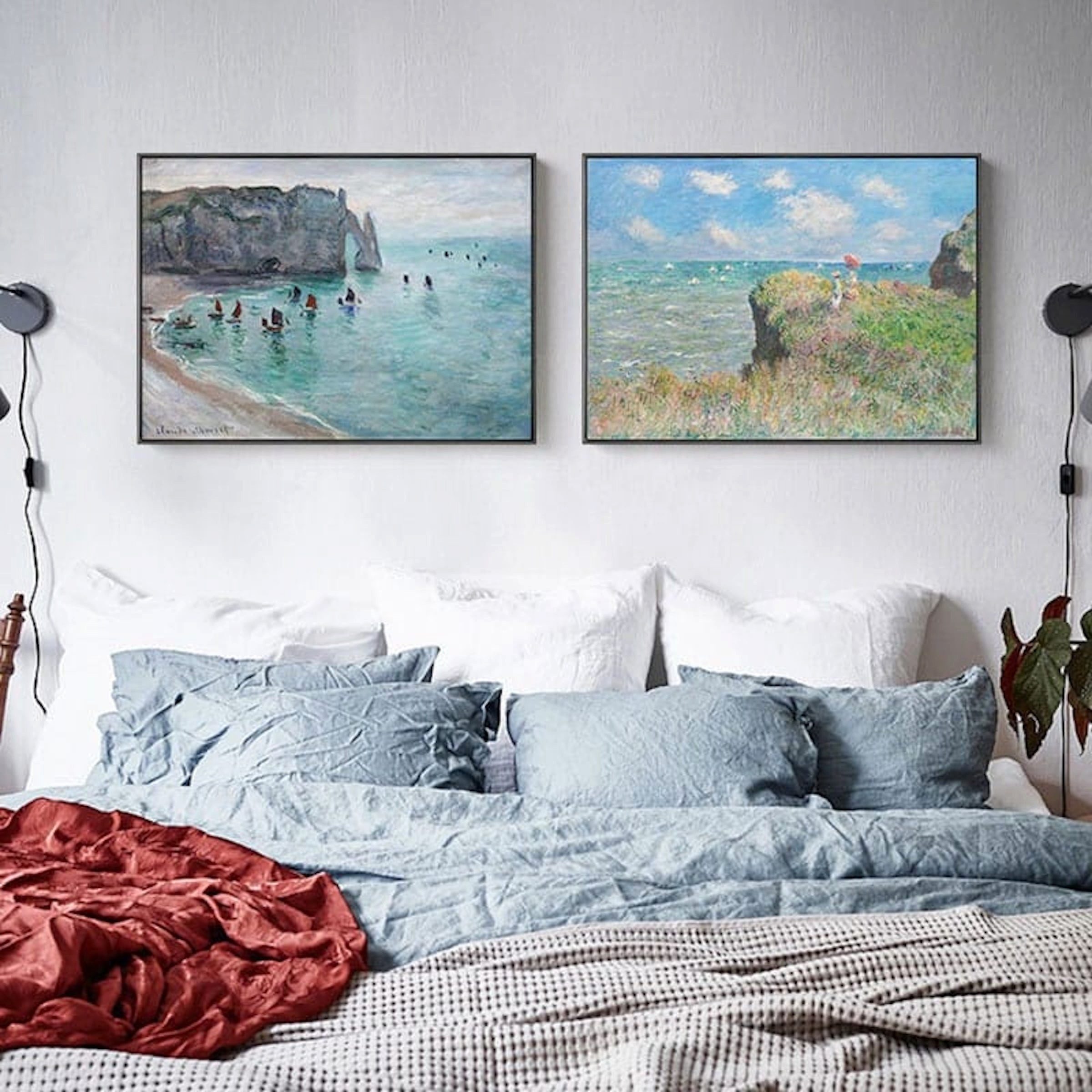 JUSTGOODMOOD Poster Vintage Claude Monet Deko Print ohne Rahmen 21x30 cm, I (1 St)