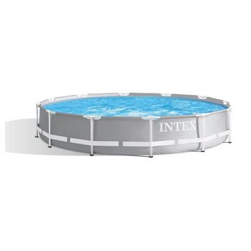 Intex Pool INTEX 26712GN Prism Frame Pool inkl. GS-Filterpumpe (366x76cm)
