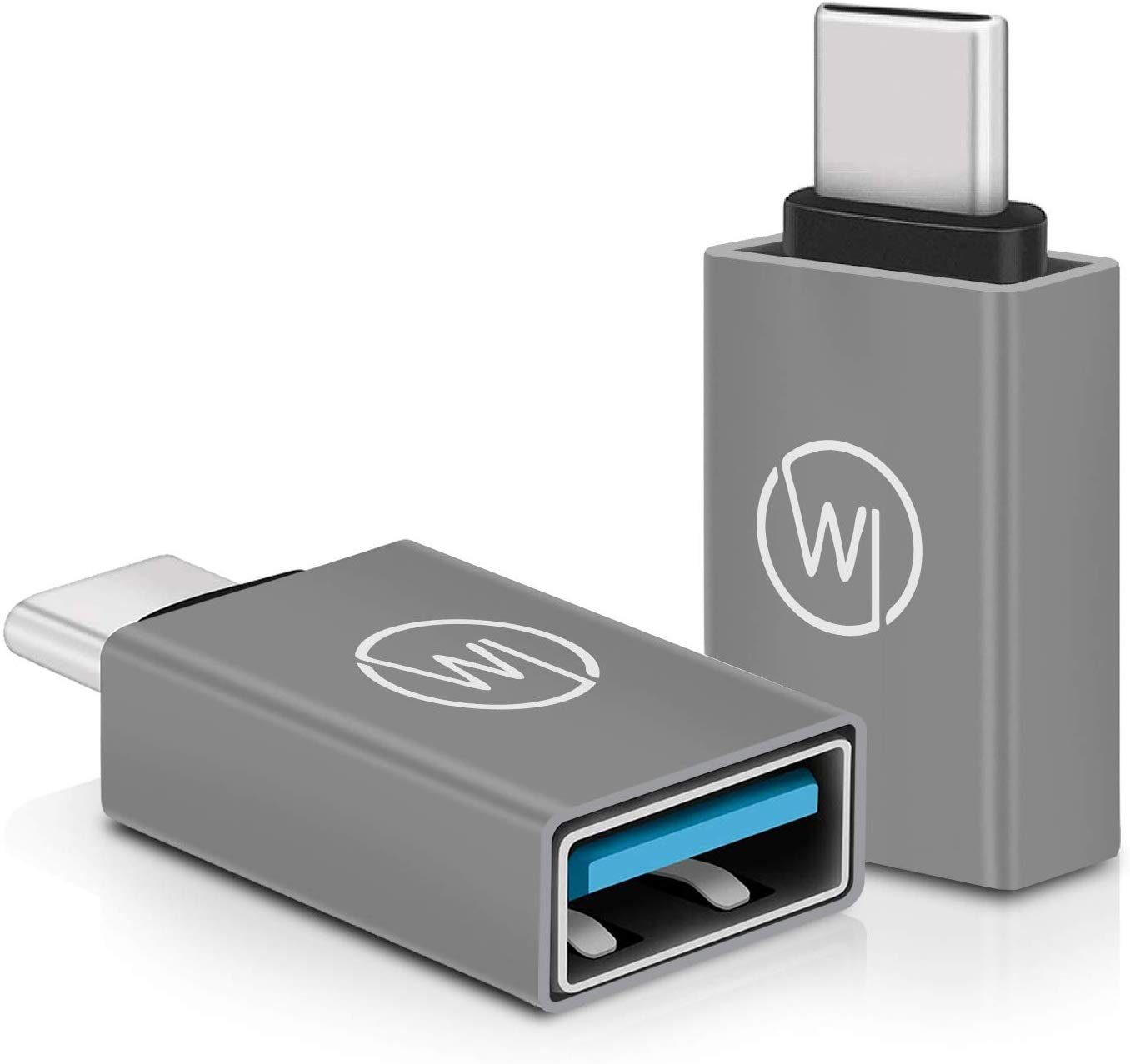 Wicked Chili 2x USB-C auf USB 3.2 / 3.0 Adapter für Laptop & USB-Adapter USB -C zu USB-A, USB Adapter für Laptop und Handy mit USB C Anschluss,  kompatibel mit Samsung Galaxy, Xiaomi,