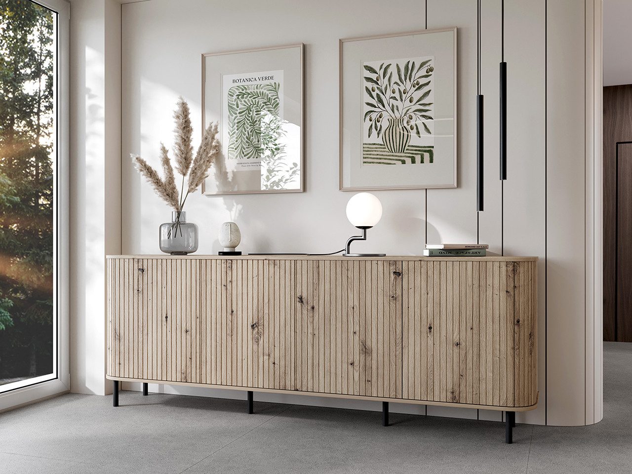 Kommode Sideboard 4DN ZILLO Artisan Eiche