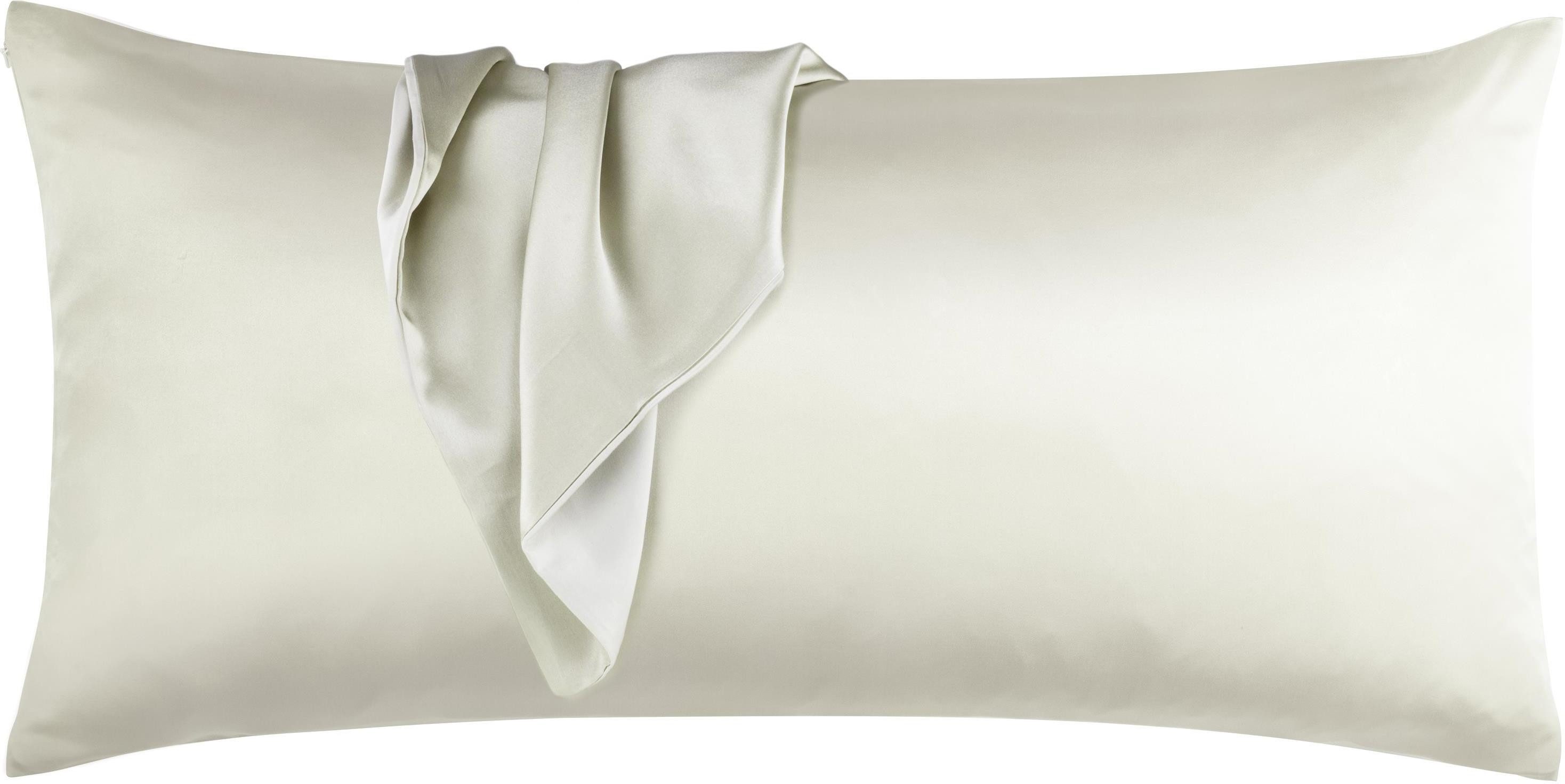 Aspero Kissenbezüge Seiden Kissenbezug 40x80 cm Alia, Haut- und haarschonen günstig online kaufen
