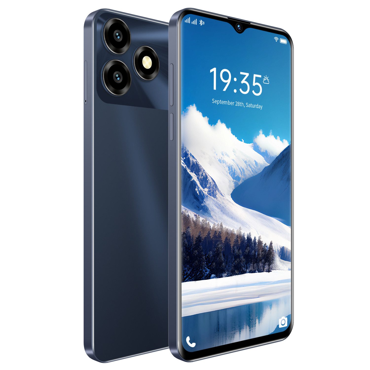 HT Android Phone Smartphone (13 MP Kamera, 4GRAM+64GROM, erweiterbar 128GB, unterstützt 4G FDD-LTE: B1/3/7/38)