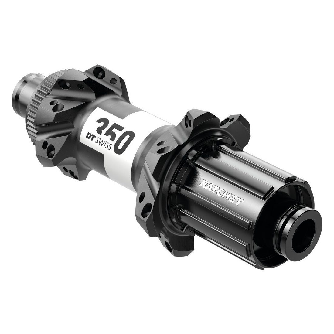 Hinterradnabe HR-Nabe DT Swiss 350 MTB Straightpull DB 142/12mm TA, CL, 28L, Light