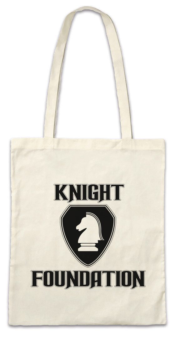 Beuteltasche White Knight Foundation Logo Stofftasche TV Rider Serie Hasselhoff