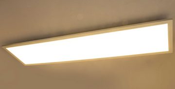 etc-shop LED Deckenleuchte, LED-Leuchtmittel fest verbaut, Warmweiß, Deckenpanel Deckenleuchte Lampe Flurleuchte Panel Wohnzimmer