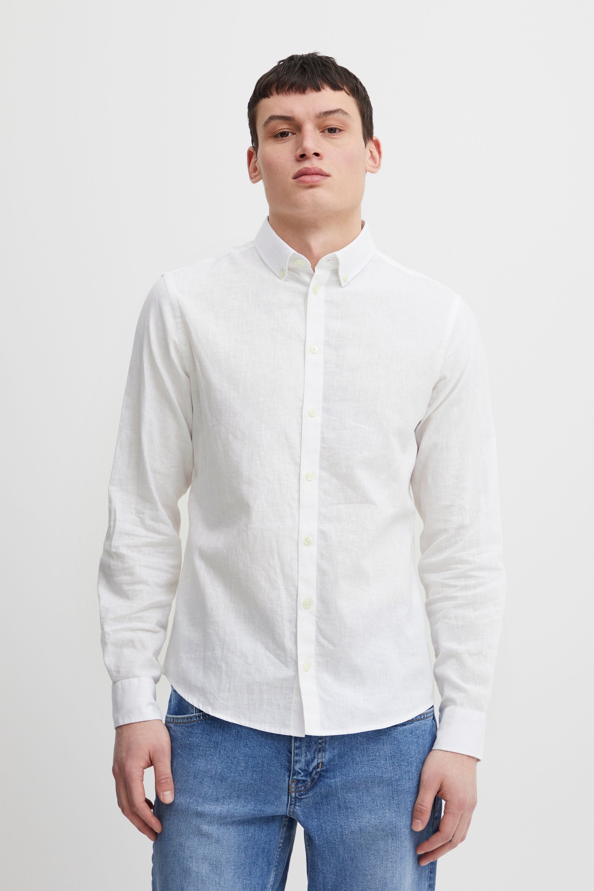 Langarmhemd CFAnton 0053 BD LS linen mix shirt