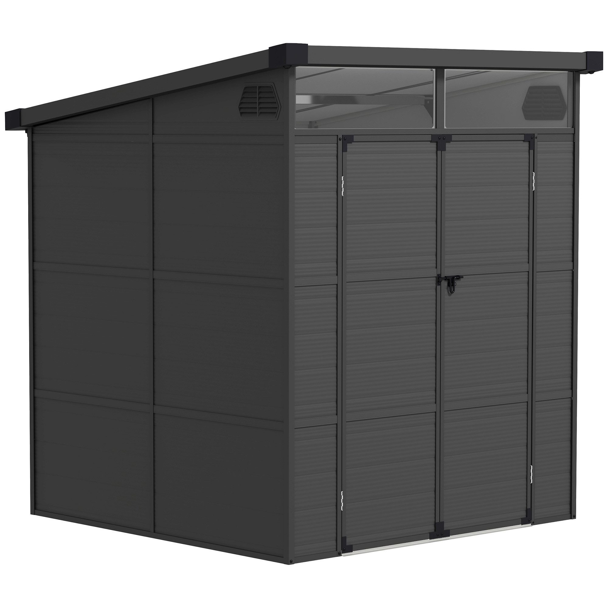 Outsunny Gerätehaus 3,24m², mit Pultdach, Abschließbarer günstig online kaufen